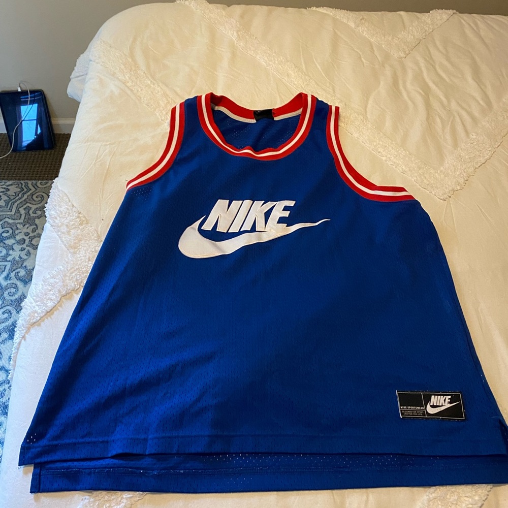 Blue nike jersey